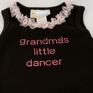 PINK "grandma's little dancer" DANCE Girl Tank Top